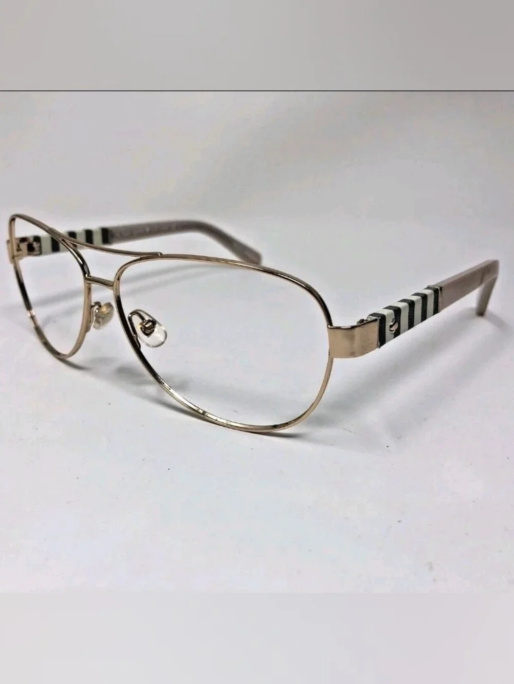 KATE SPADE NEW YORK DALIA/S OW89 58-12-135 GOLD WHITE SUNGLASSES - No Lens